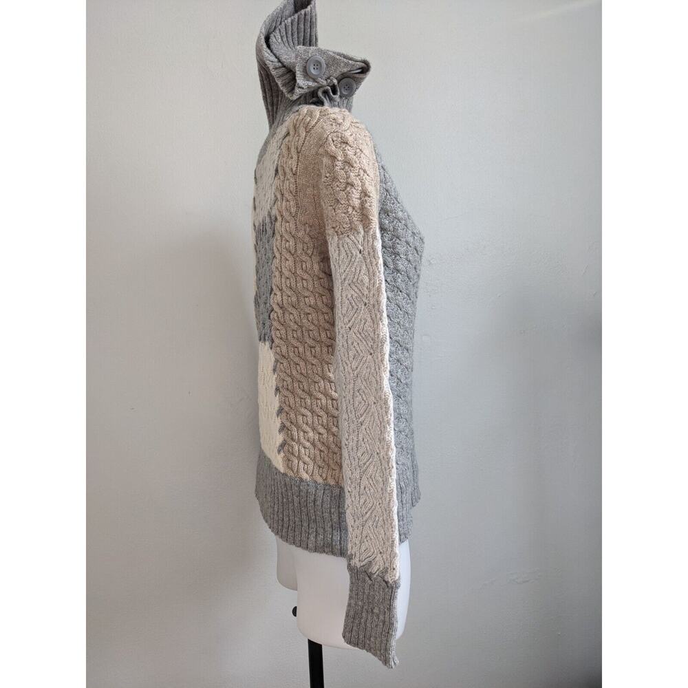 Sundance Size Medium Lambswool Patchwork Saco Swe… - image 7